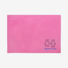 MUCENT-瑪瑙透視簽名標誌V領短袖 cropped T恤 (7色)
