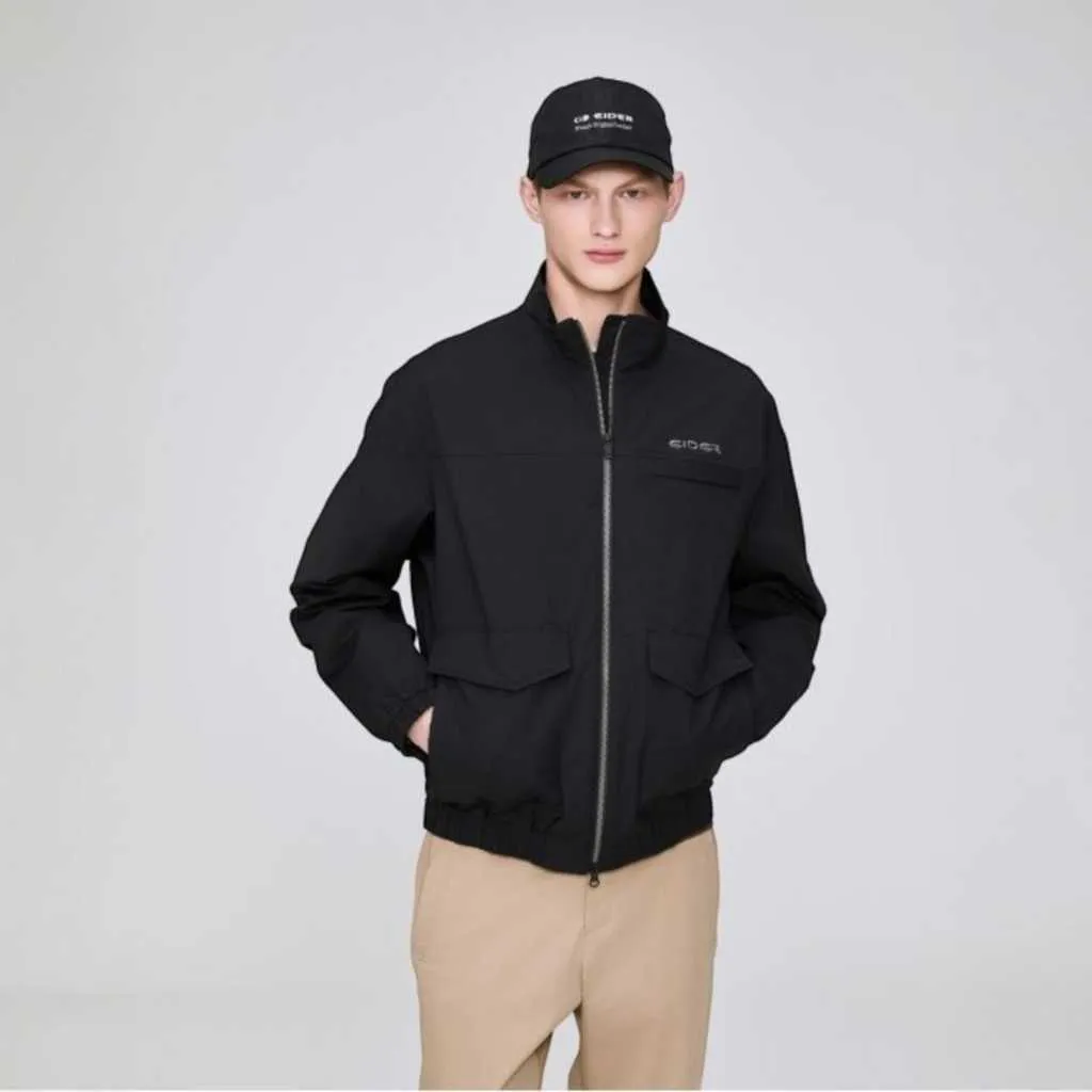 EIDER-CITY CORE 男性藍色短外套_黑色_DMP25152Z1