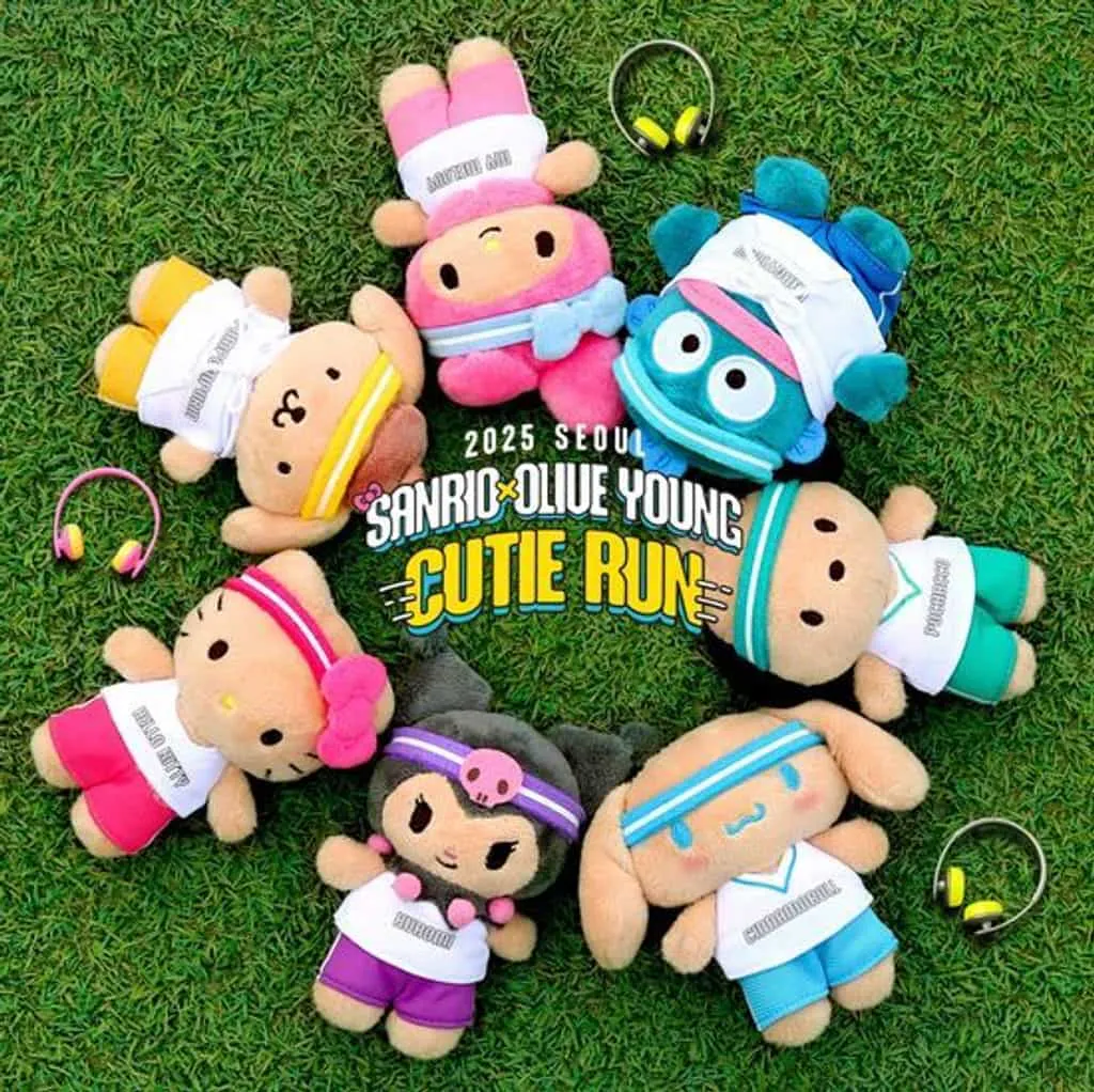オリーブヤング X サンリオ キューティーラン プラッシュキー